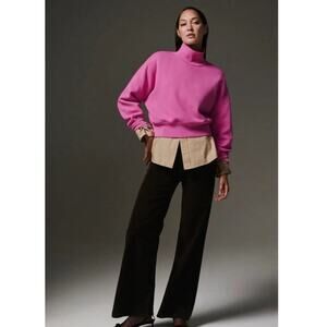 Citizens of Humanity Paloma High Rise Wide Leg Black Corduroy 31